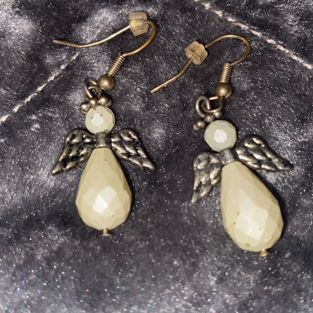 Angel earrings